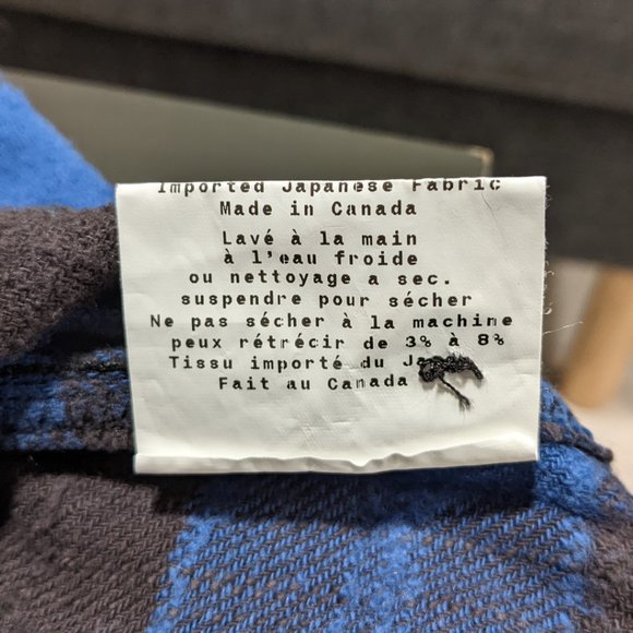 Naked & famous slubby buffalo check work shirt - Picture 5 of 7